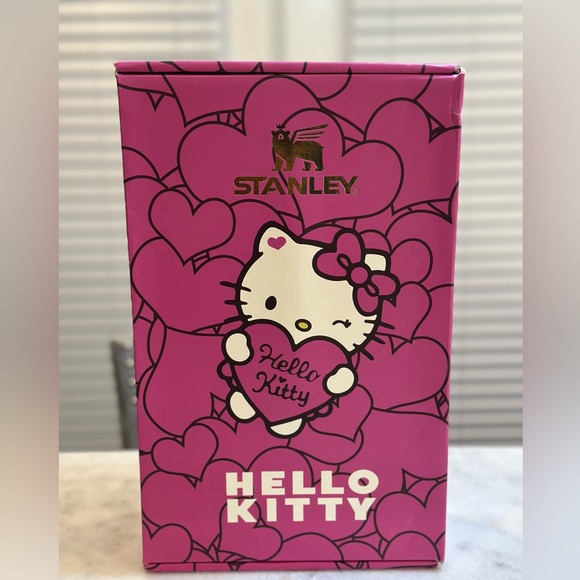 Hello Kitty Stanley Limited Edition Valentine's Day Pink Tumbler, 40oz - Picture 6 of 11